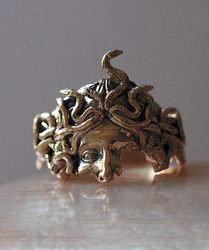 Unique Gemstone Ring-Medusa's Veil Ring - Ready-to-ship