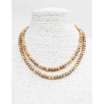 Large Crystal Necklace-Meghan Browne Necklace Chase - Natural