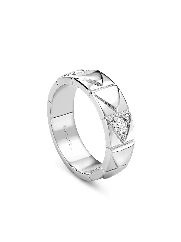 Round Cut Diamond Ring-Be You White Gold Ring