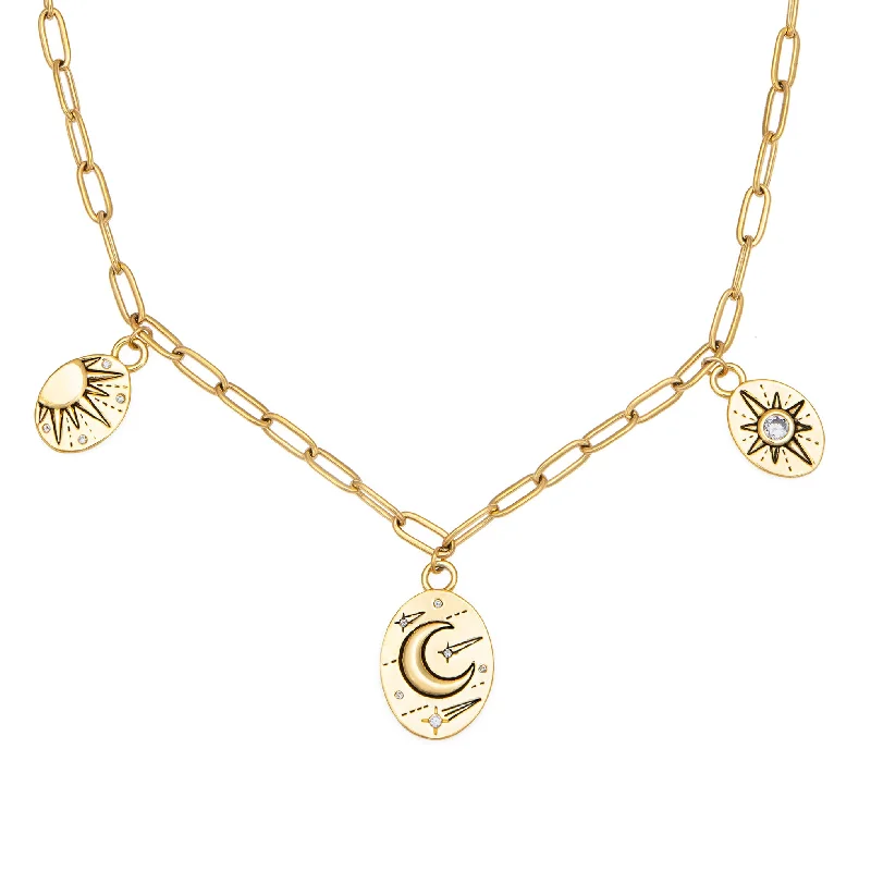 Classic Gold Necklace for Women-Explorer Necklace