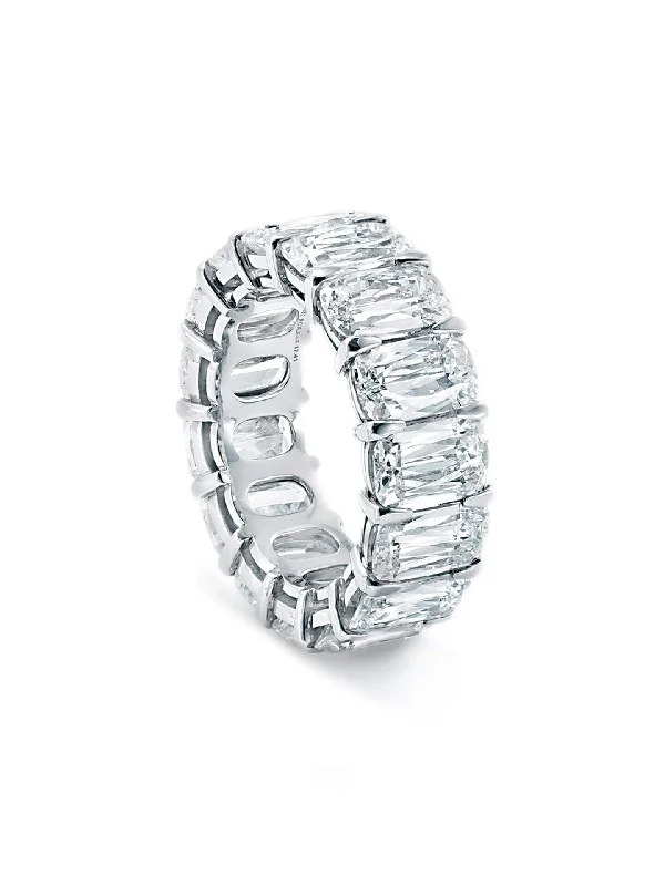 Customizable Gold Ring-Ashoka Classic Full Hoop Platinum Eternity Ring