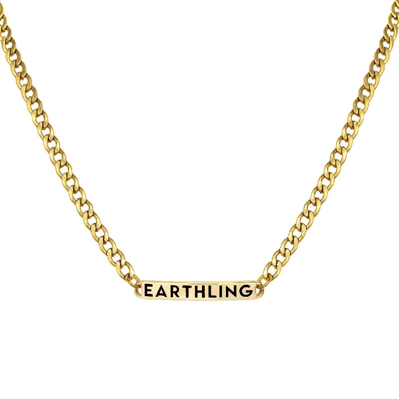 Fashionable Pendant Necklace-Earthling Necklace