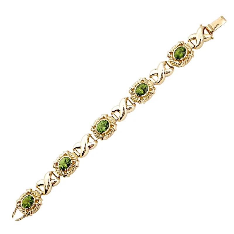 Infinity Bracelet for Women-Bracelet- Peridot (1248A)