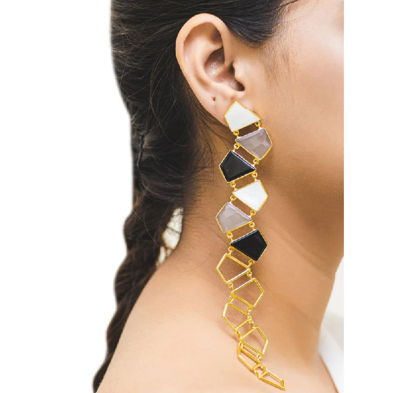 Butterfly Earrings for Women-VARNIKA ARORA Minya Multi-Color Earrings