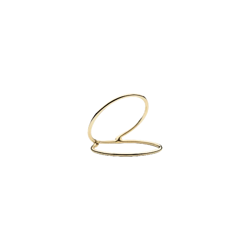 Women’s Ring with Gemstones-Mini Viper Gold Ring Gold