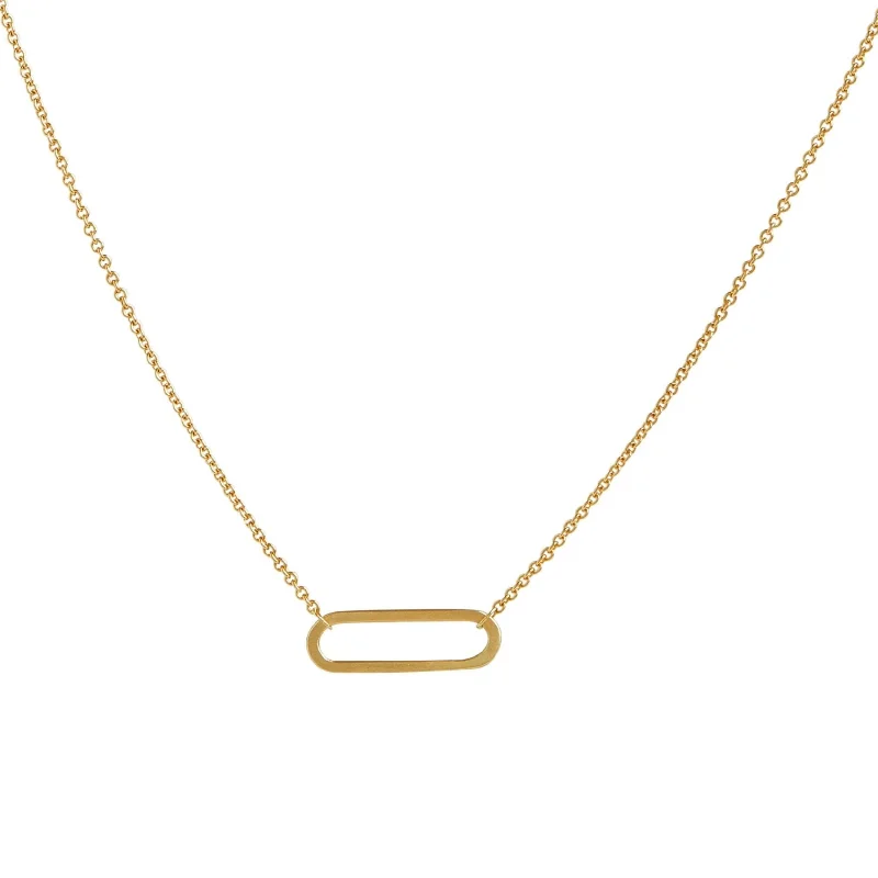 Layered Chain Necklace-<!--NK896--> mini ovalong necklace