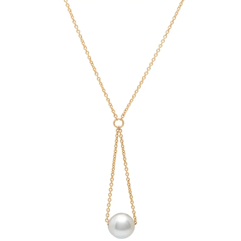 Adjustable Pearl Necklace-<!--NK202-->pearl swing necklace