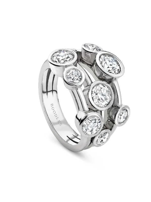 Men’s Customizable Ring-Raindance Platinum Diamond Ring Part II